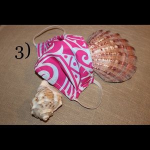 Aloha and tribal print face masks made only in HI